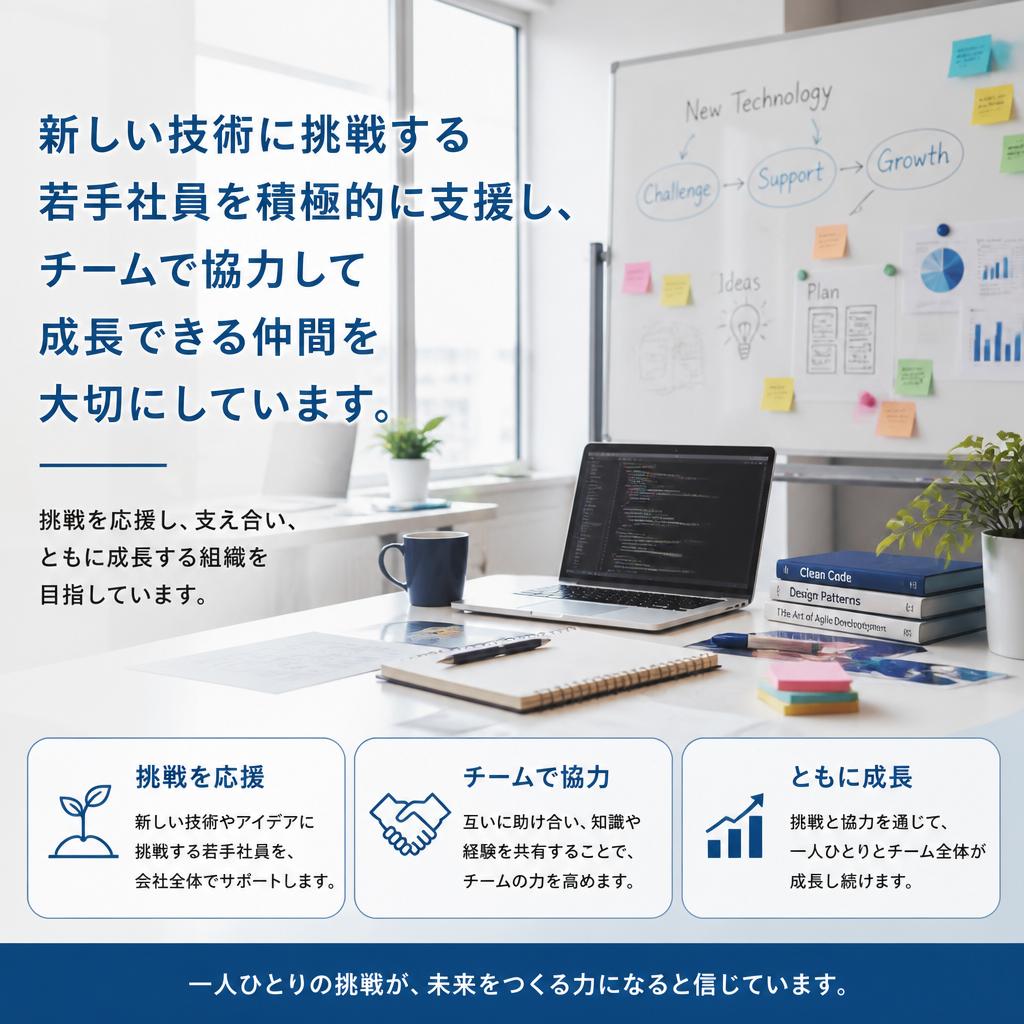 若手人材の成長を応援